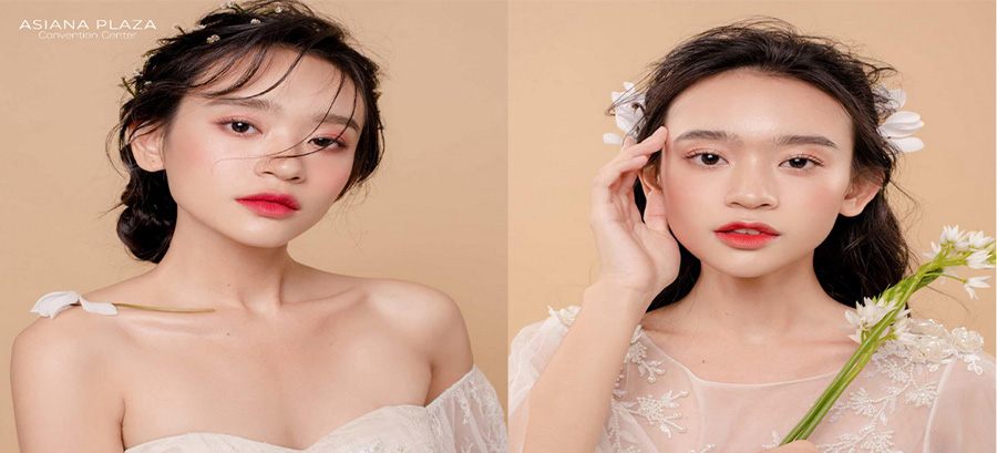 Lớp nền cô dâu tự nhiên