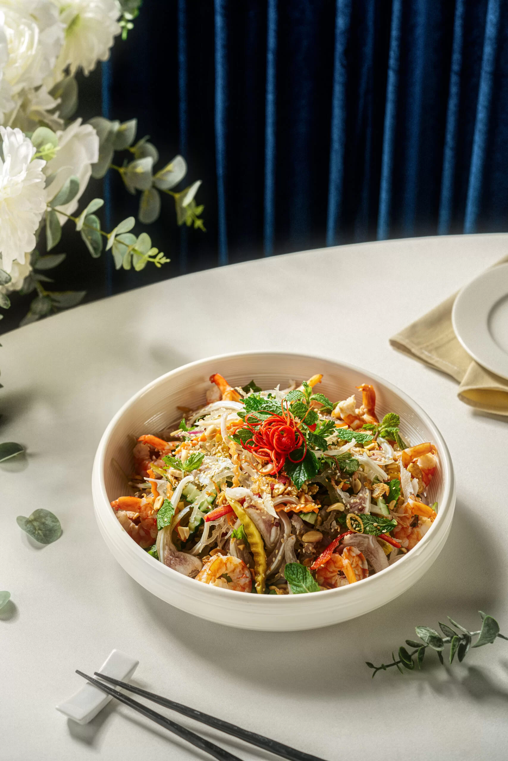Món salad là lựa chọn khai vị phổ biến trong các bữa tiệc