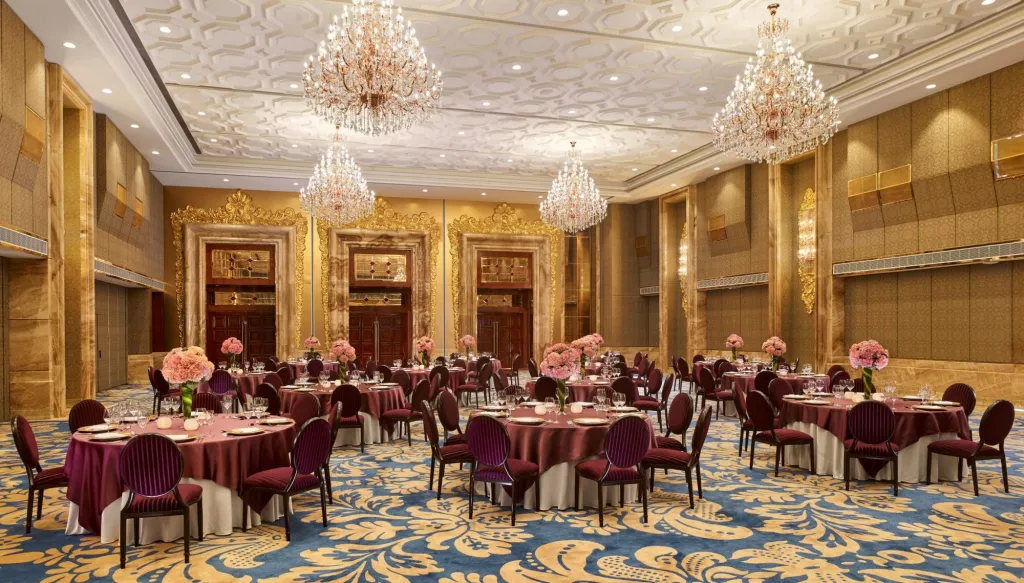 Ballroom sang trọng với sức chứa lớn cho đại tiệc