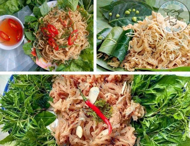 Nem chạo cuốn rau rừng món đặc sản miền Bắc