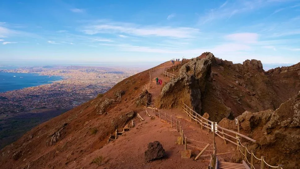Mount Vesuvius volcano