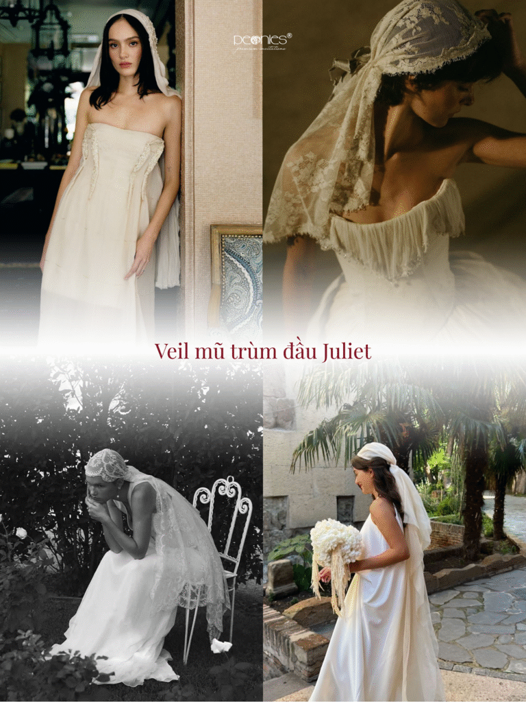 Veil Juliet cho cô dâu