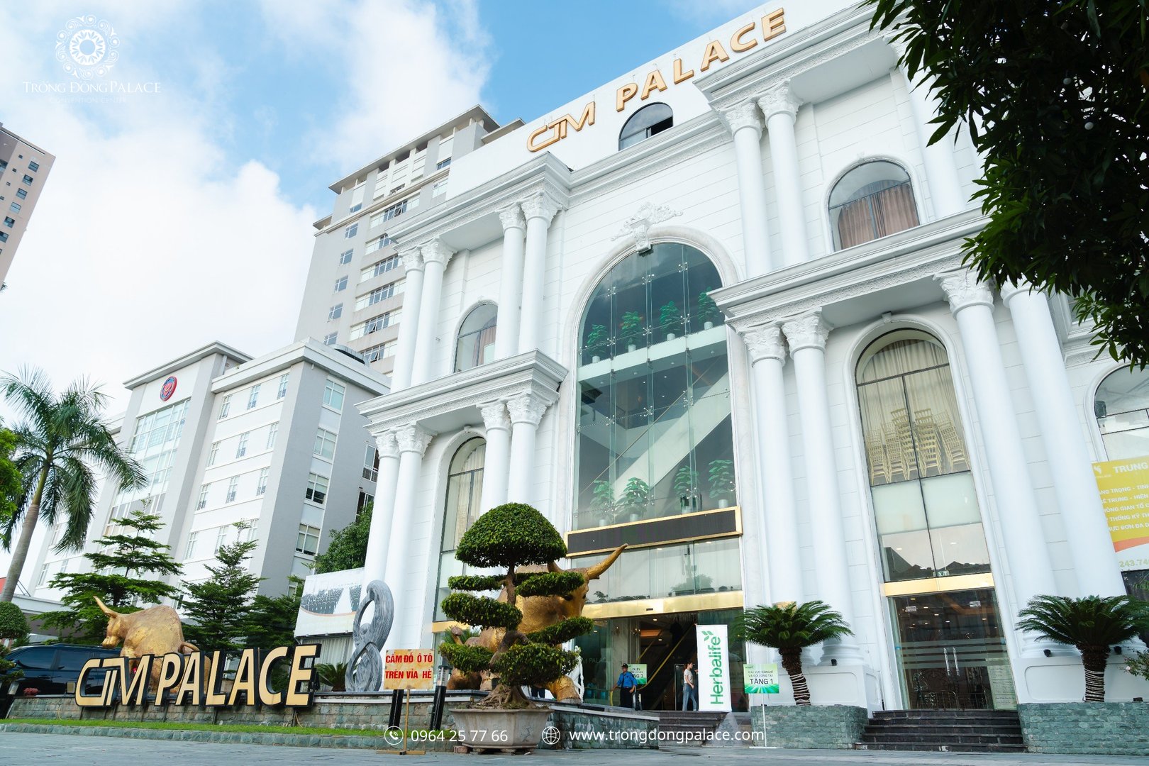 Sảnh không cột tại CTM Palace Nguyễn Phong Sắc Cầu Giấy Hà Nội