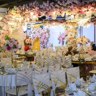 Không gian cưới đồng bộ phong cách