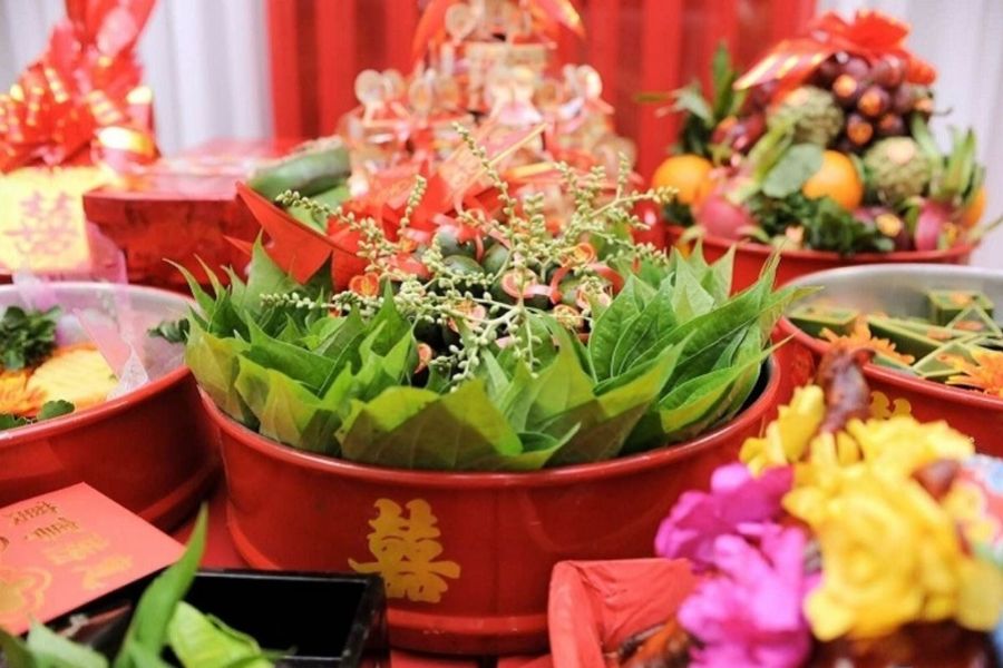 Lễ vật dạm ngõ trong đám cưới miền Tây