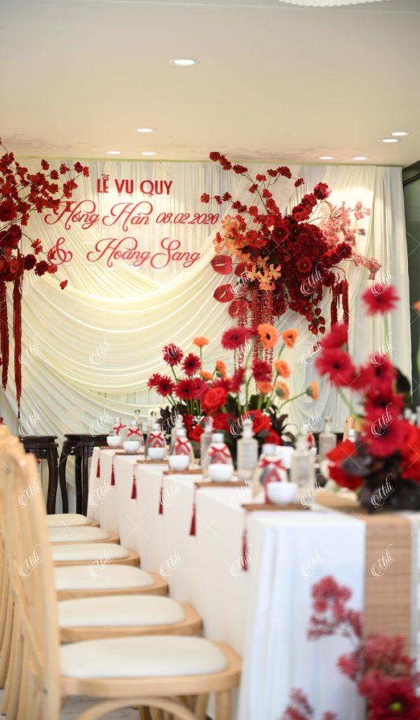 Mô hình trang trí gia tiên hiện đại