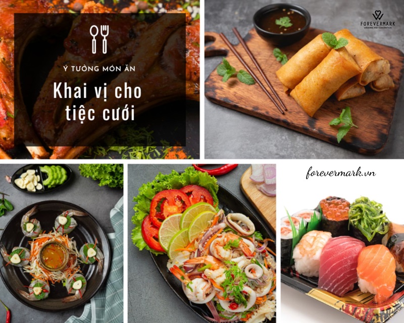 Món khai vị tiệc cưới