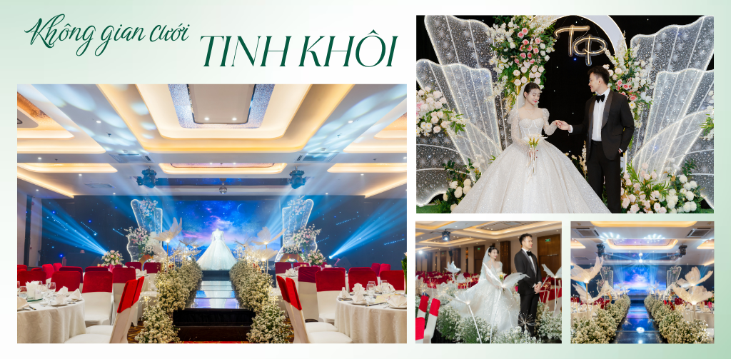 Không gian cưới Tinh Khôi - hiện đại, tinh khiết