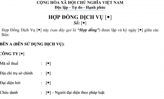 Chốt hợp đồng dịch vụ cưới