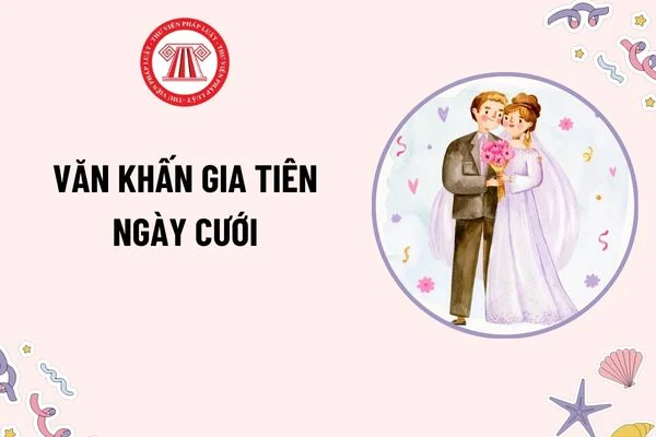 Mâm lễ gia tiên ngày cưới