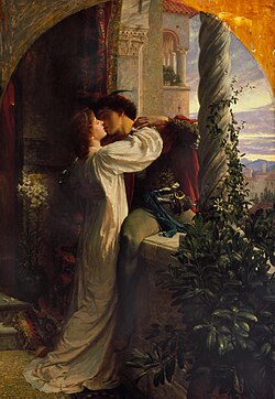 Cảnh hôn trong Romeo và Juliet nhấn mạnh chất bi kịch của tình yêu