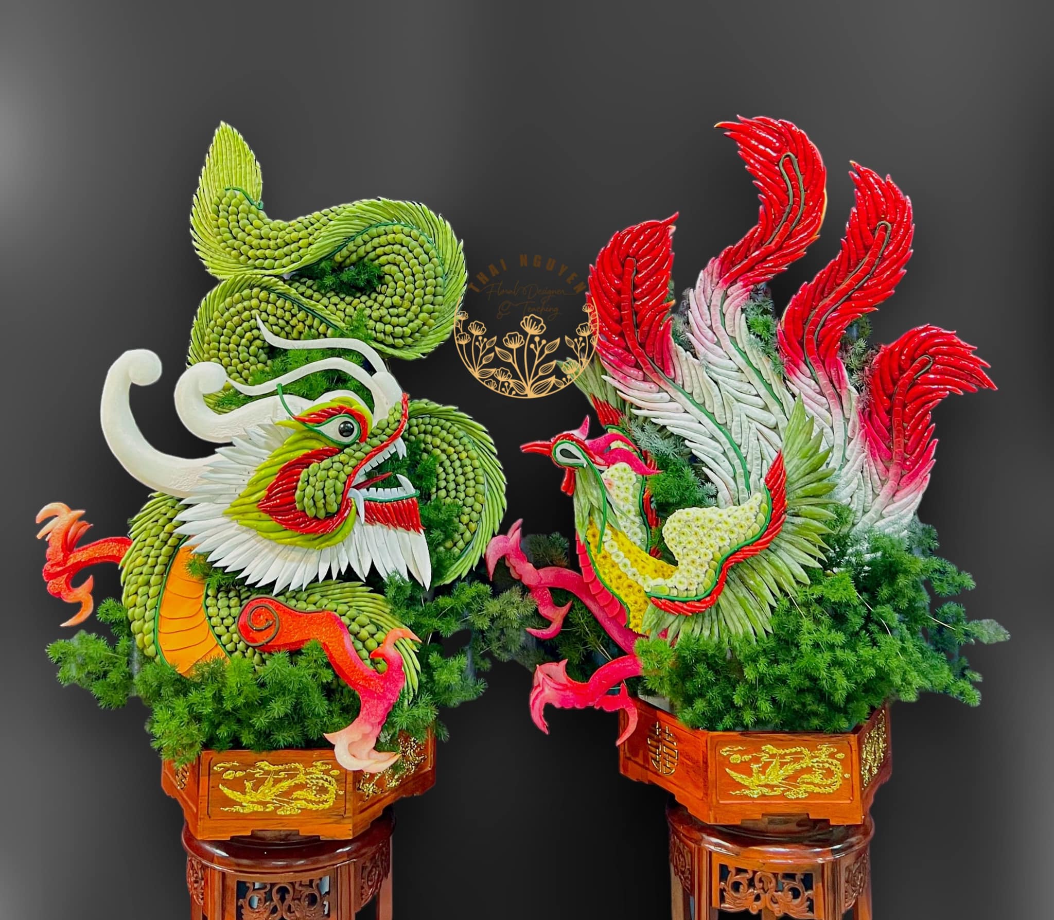 Mâm hoa quả cưới hiện đại