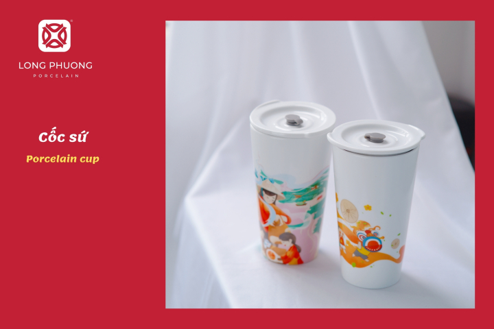 Cốc sứ đôi in tên cô dâu chú rể