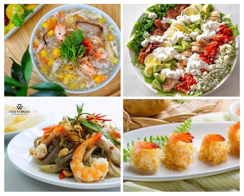 Món khai vị thường gặp trong thực đơn đám cưới miền Nam