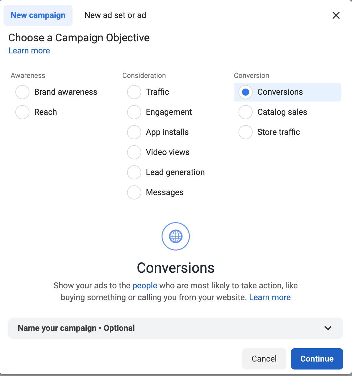 Theo dõi chuyển đổi trên Facebook