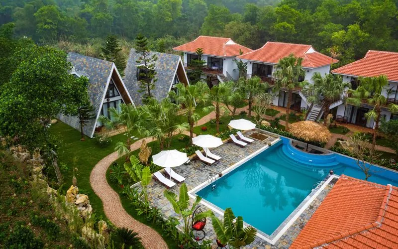 Khu nghỉ dưỡng gần Tràng An ở Ninh Bình