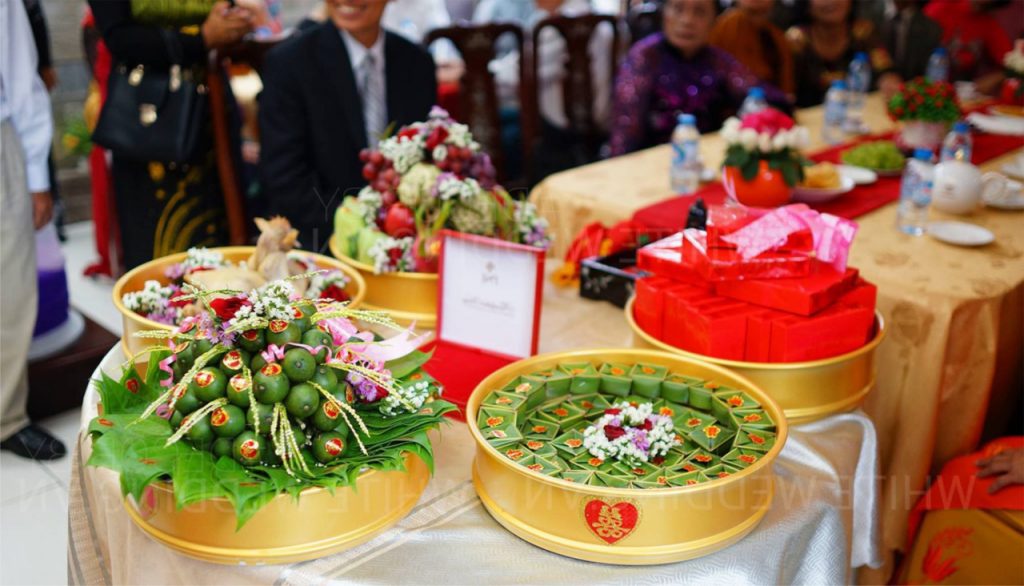 Mâm lễ dẫn cưới truyền thống