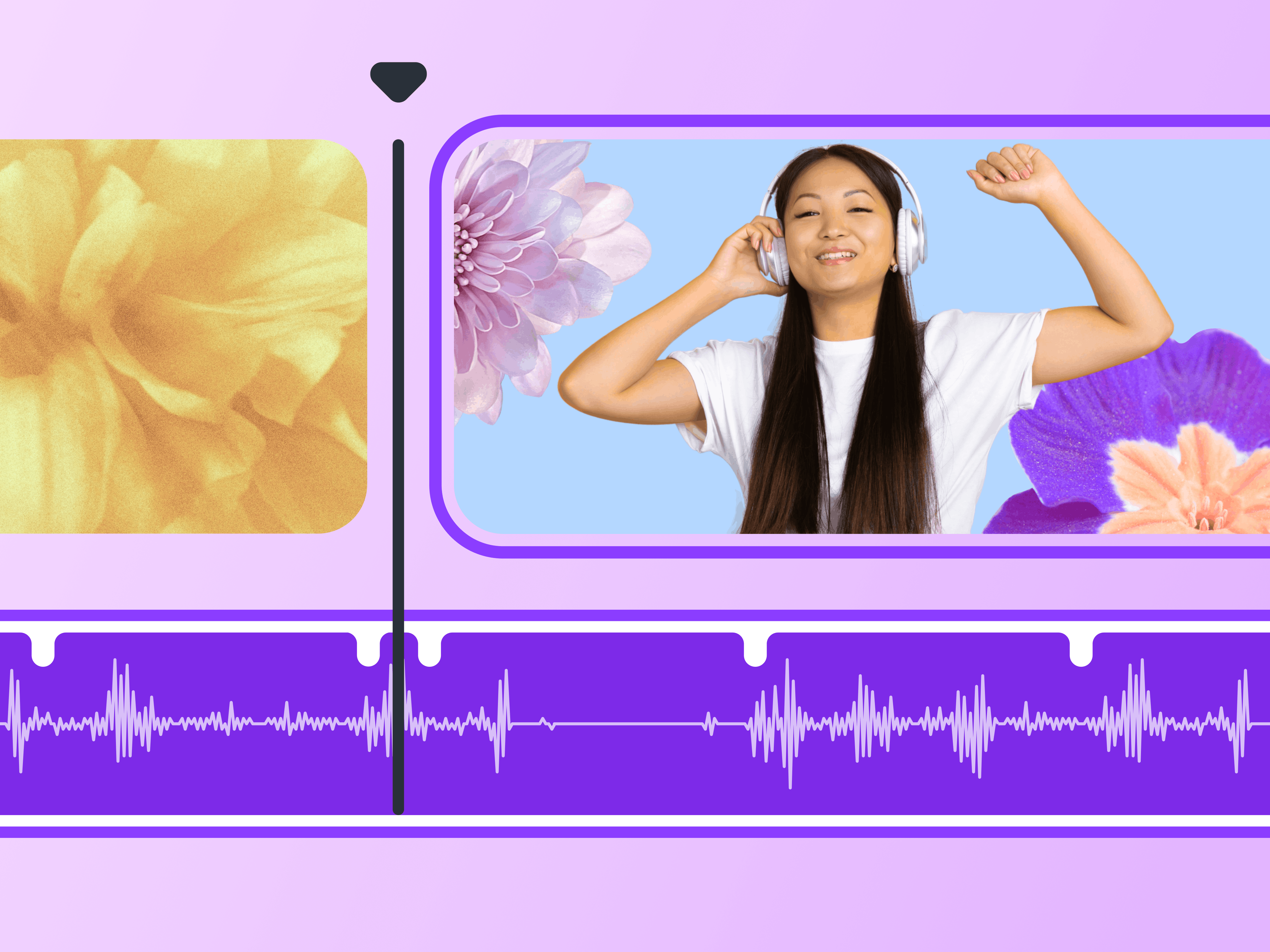 Tính năng Beat Sync đồng bộ chuyển cảnh theo nhịp nhạc