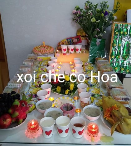 Thành phần mâm xôi cưới