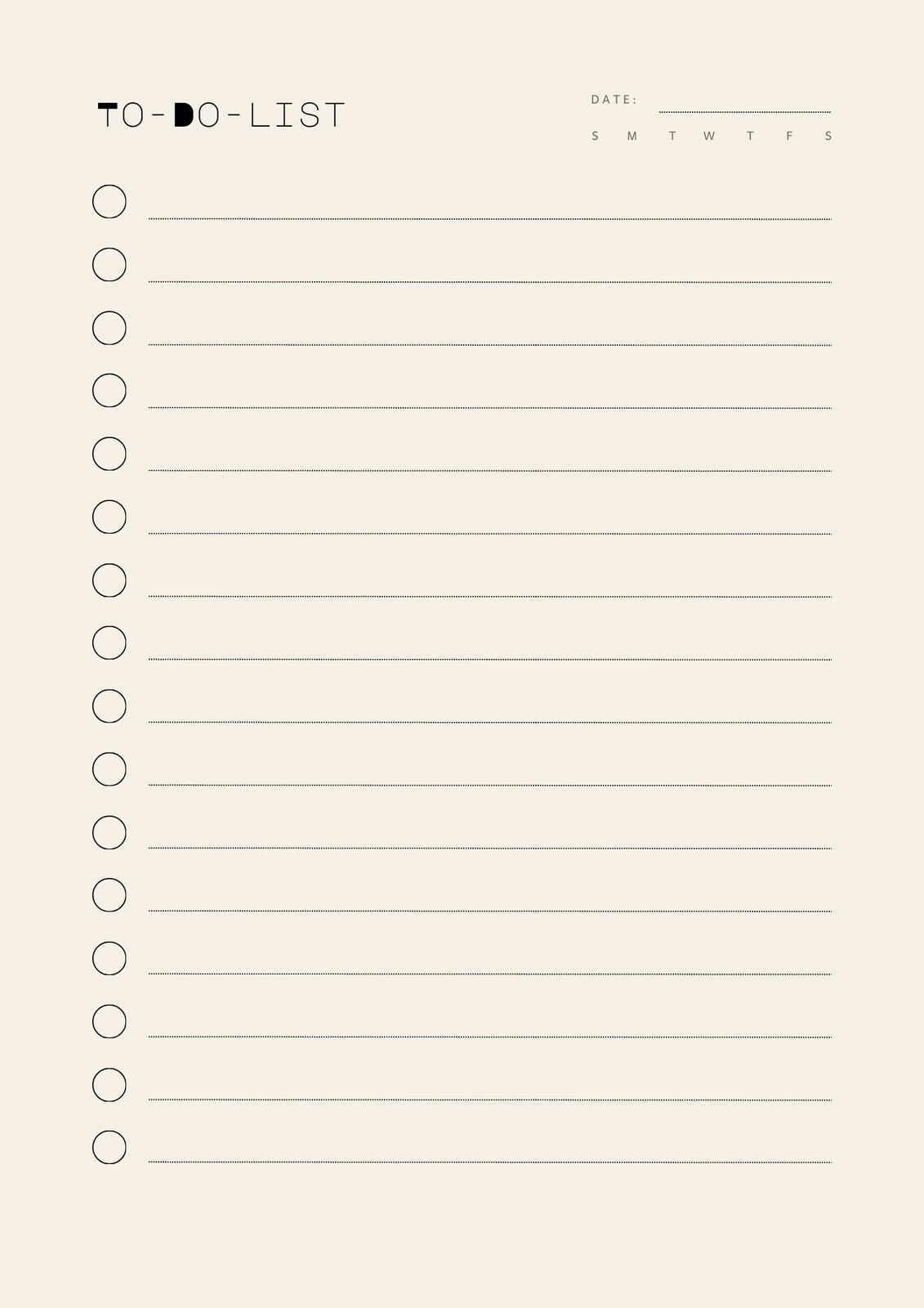 Mẫu checklist cưới miễn phí kiểu tối giản, phù hợp theo dõi tổng thể
