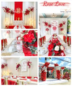 Ảnh bàn thờ gia tiên ngày cưới