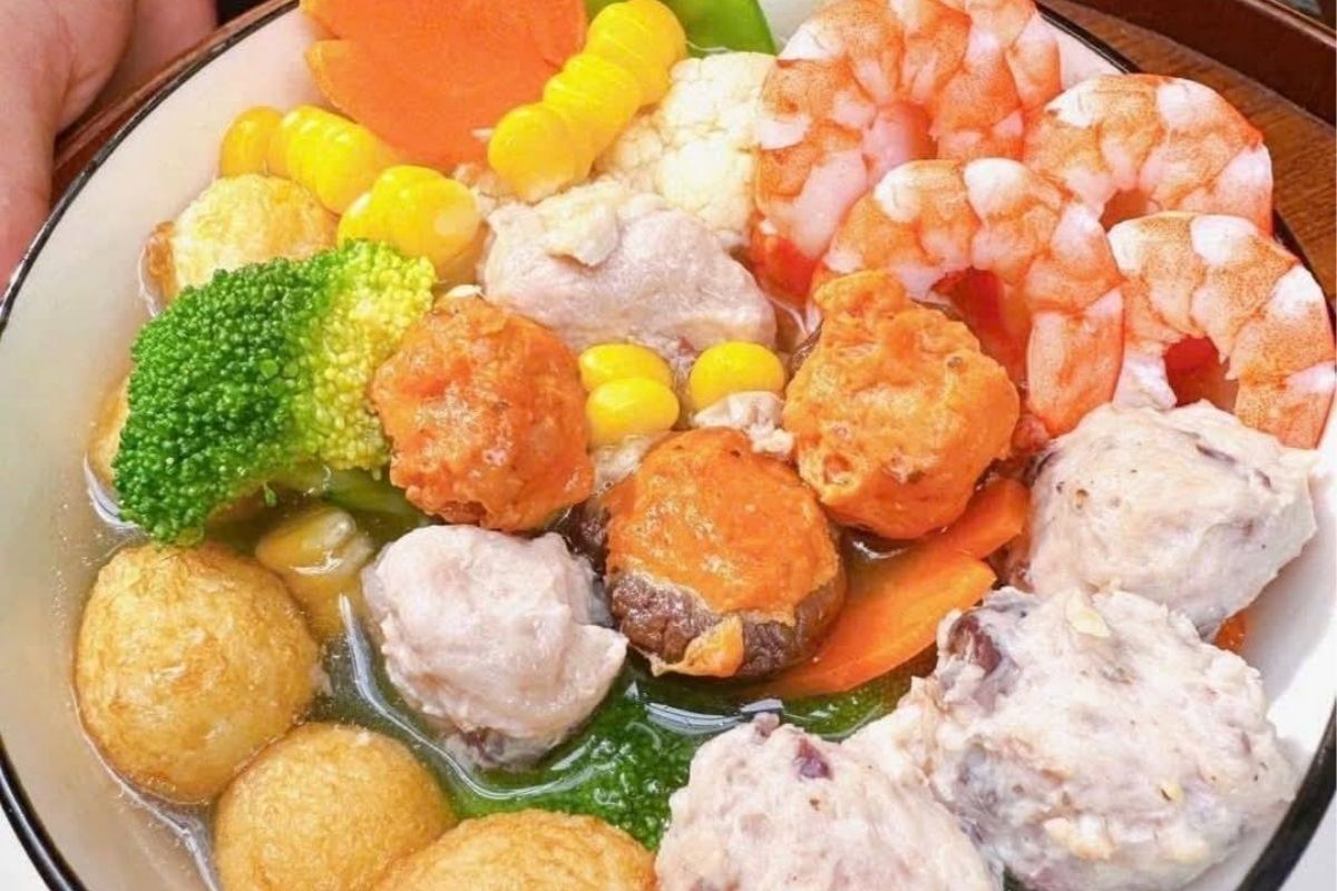 Canh bóng bì hoặc miến ngan là món canh thanh mát