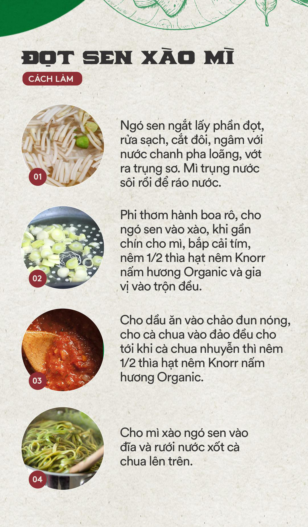 Nấm bào ngư dai ngọt kết hợp hoàn hảo cùng vị chua của lá giang