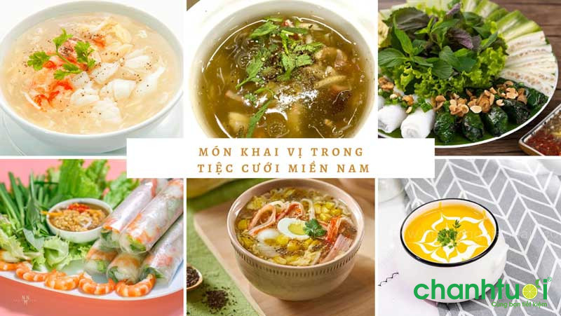 Cỗ cưới được bày biện trang trọng tại nhà