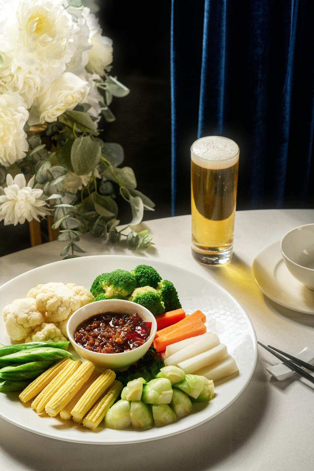 Món Rau củ chấm kho quẹt tại W.Jardin