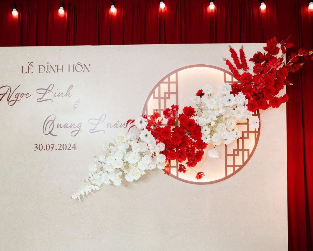 Trang trí backdrop chụp hình đẹp