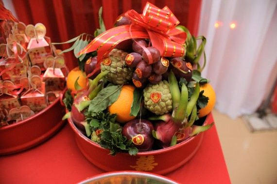 Mâm quả cưới chỉnh chu