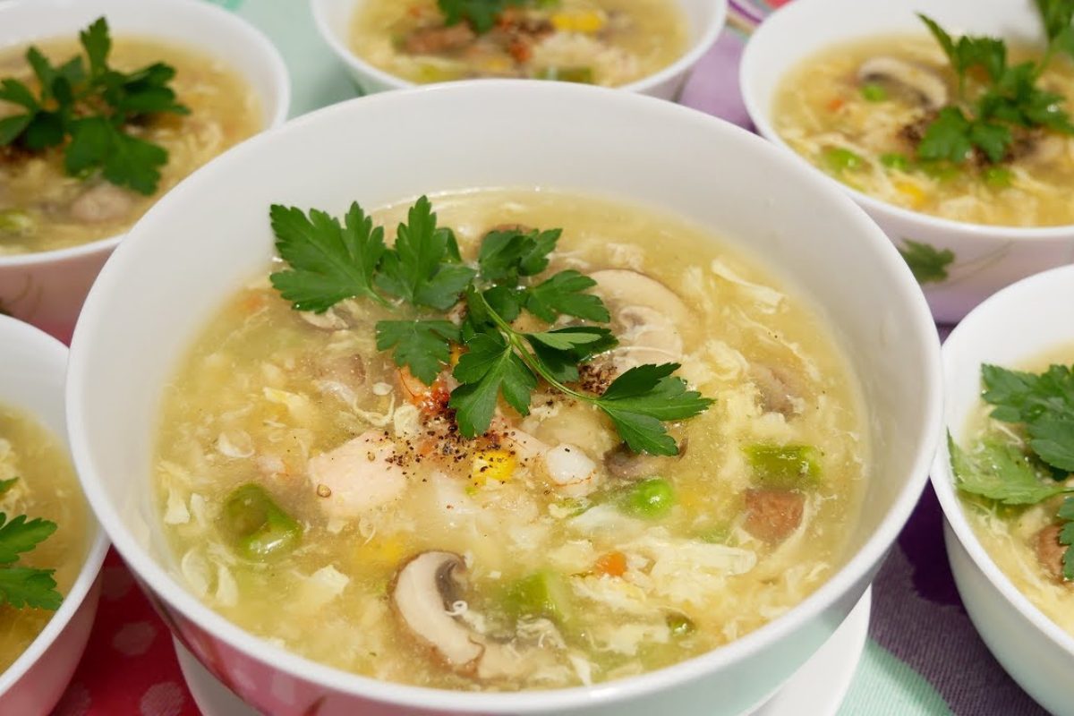 Món súp trong thực đơn cưới 2 triệu