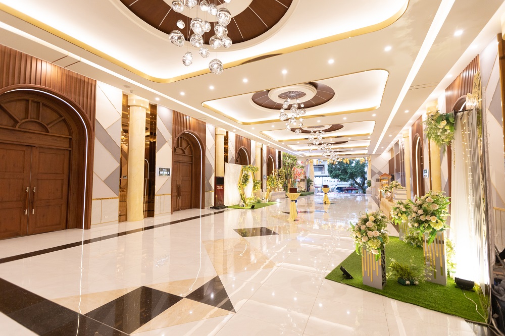 Sảnh tiệc cưới phong cách hiện đại