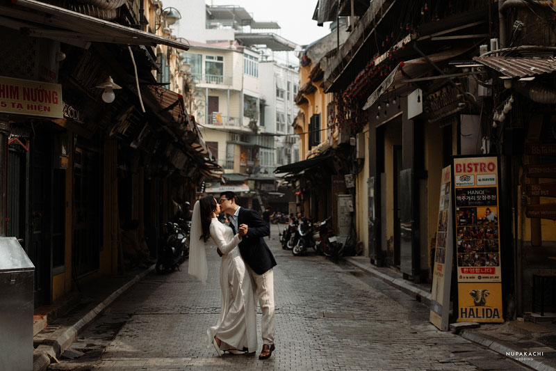 Ngoại cảnh ảnh cưới Hà Nội