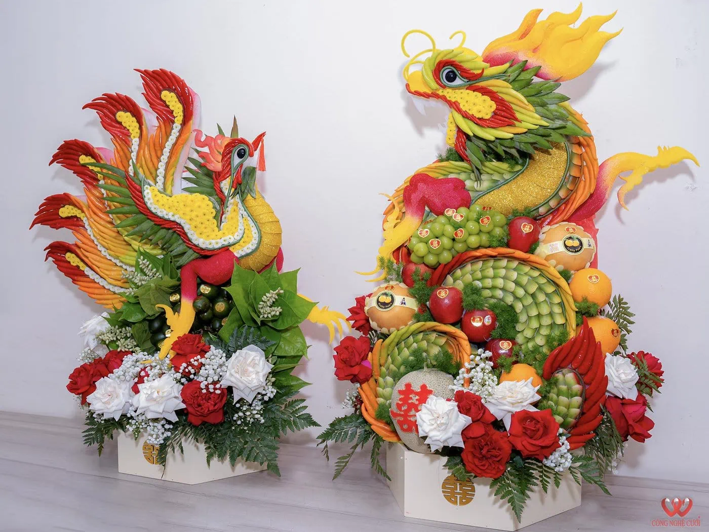 Mâm quả ăn hỏi truyền thống