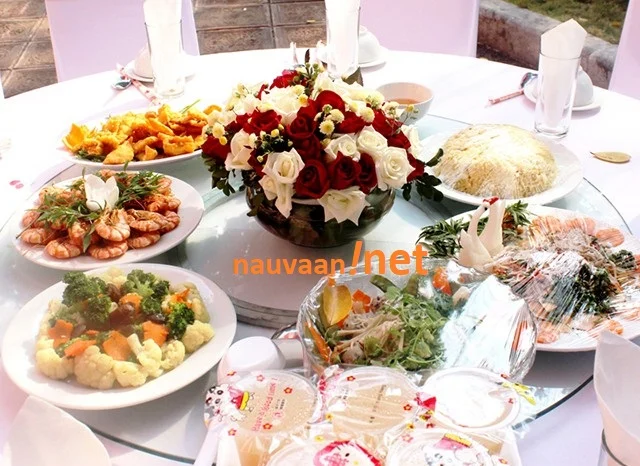 Tổng hợp các mẫu thực đơn tiệc cưới cao cấp