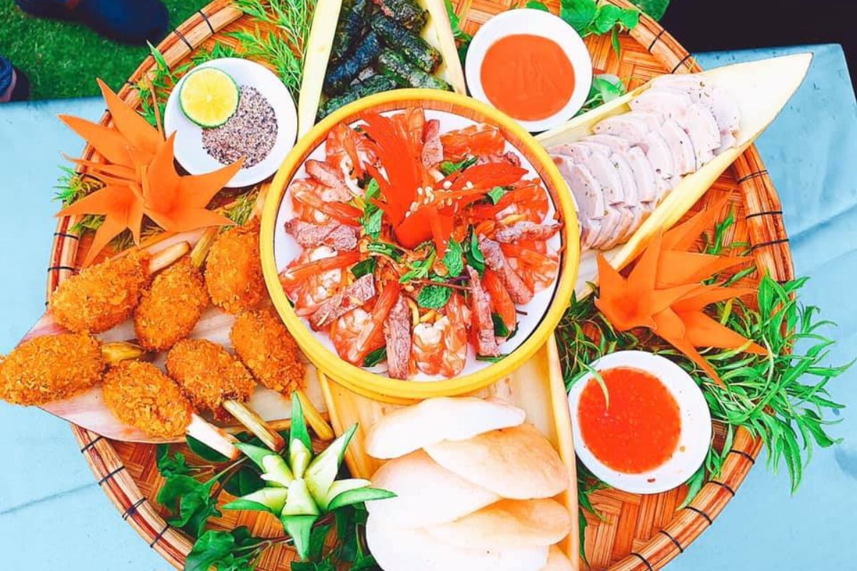 Món khai vị trong thực đơn cưới