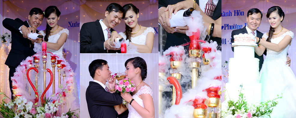 Khoảnh khắc cưới chân thực