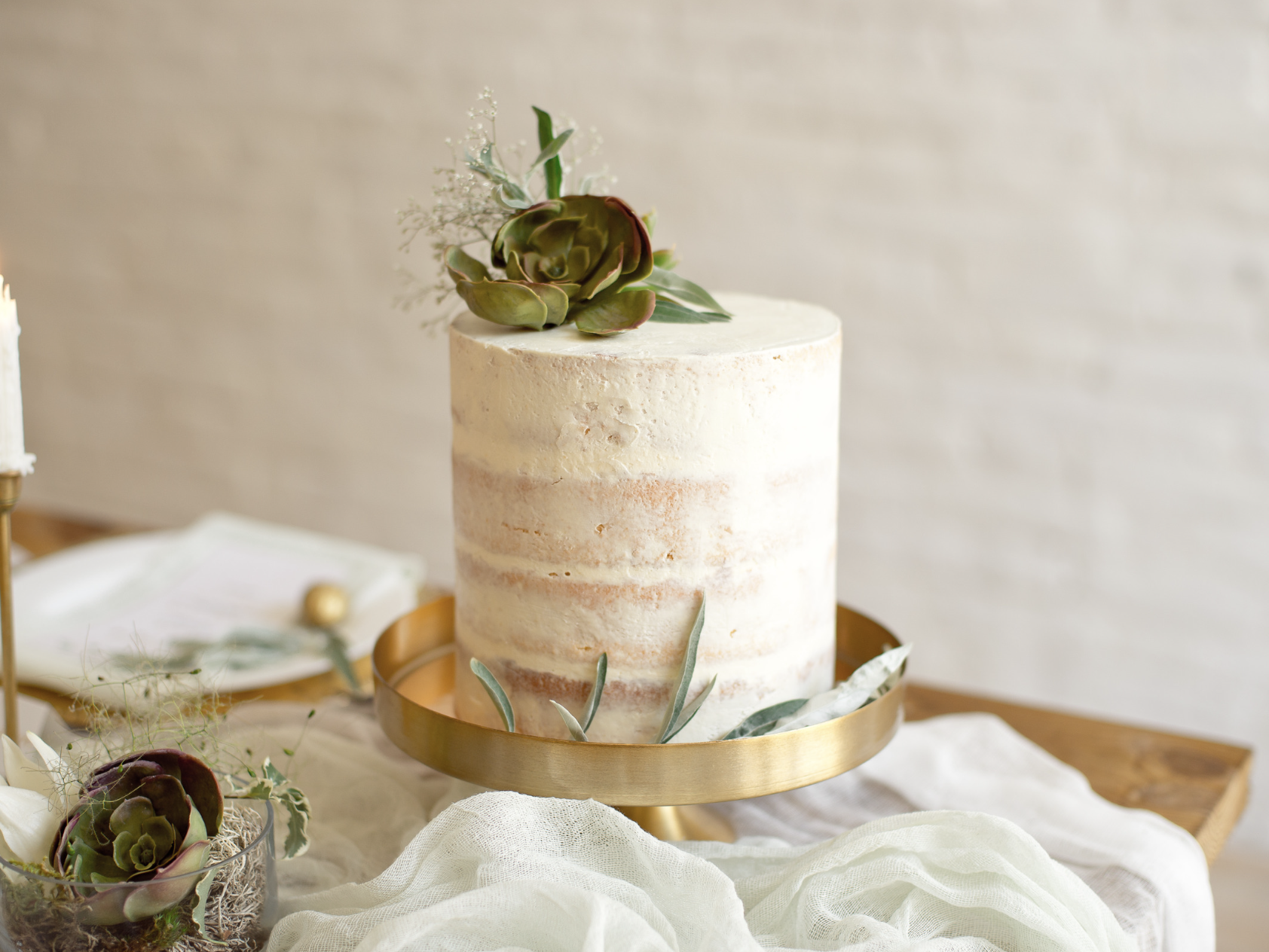 Bánh kem cưới Boho