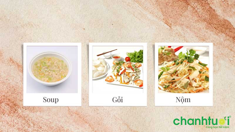 Món khai vị gà luộc trong đám cưới miền Nam