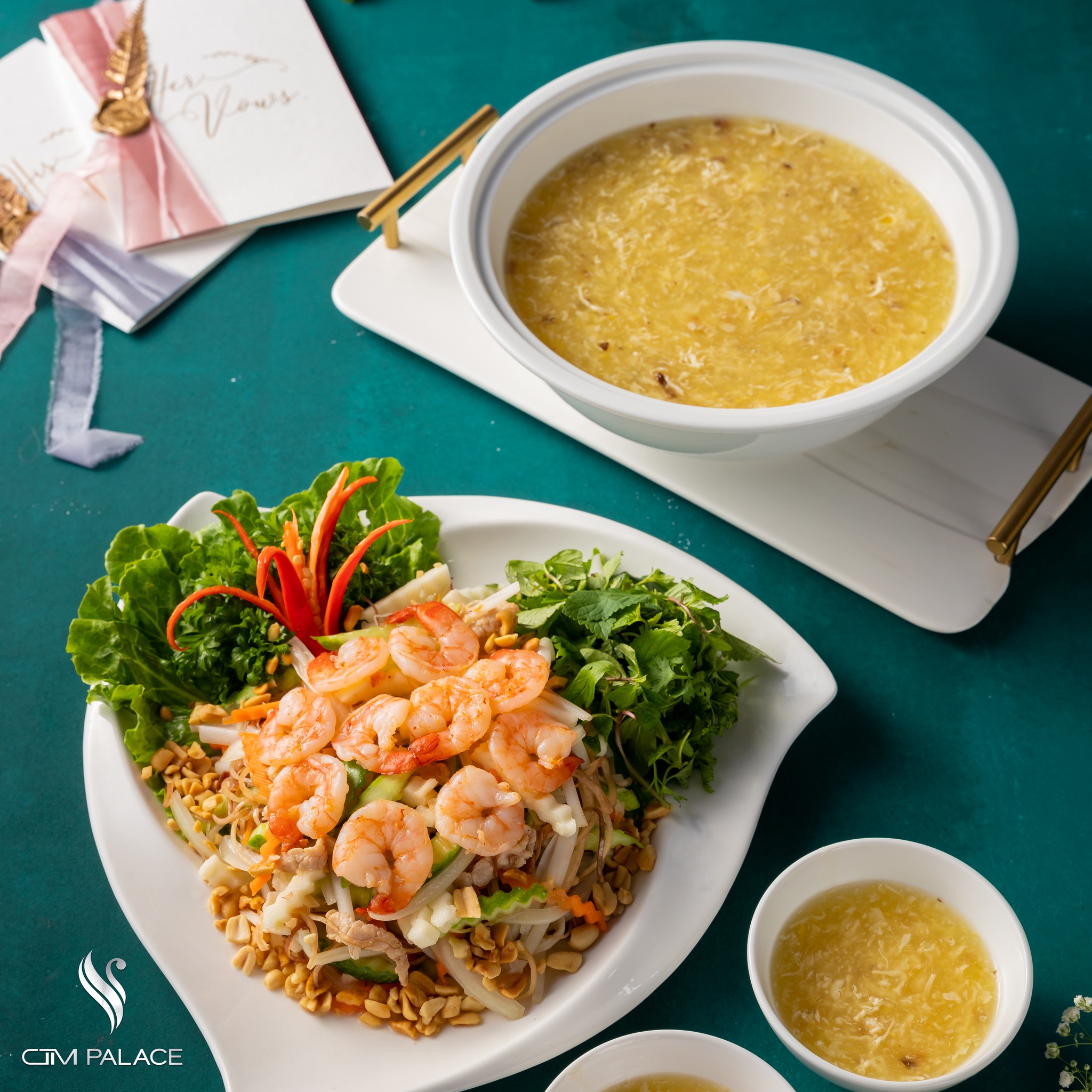 Các món ăn trong thực đơn tiệc cưới