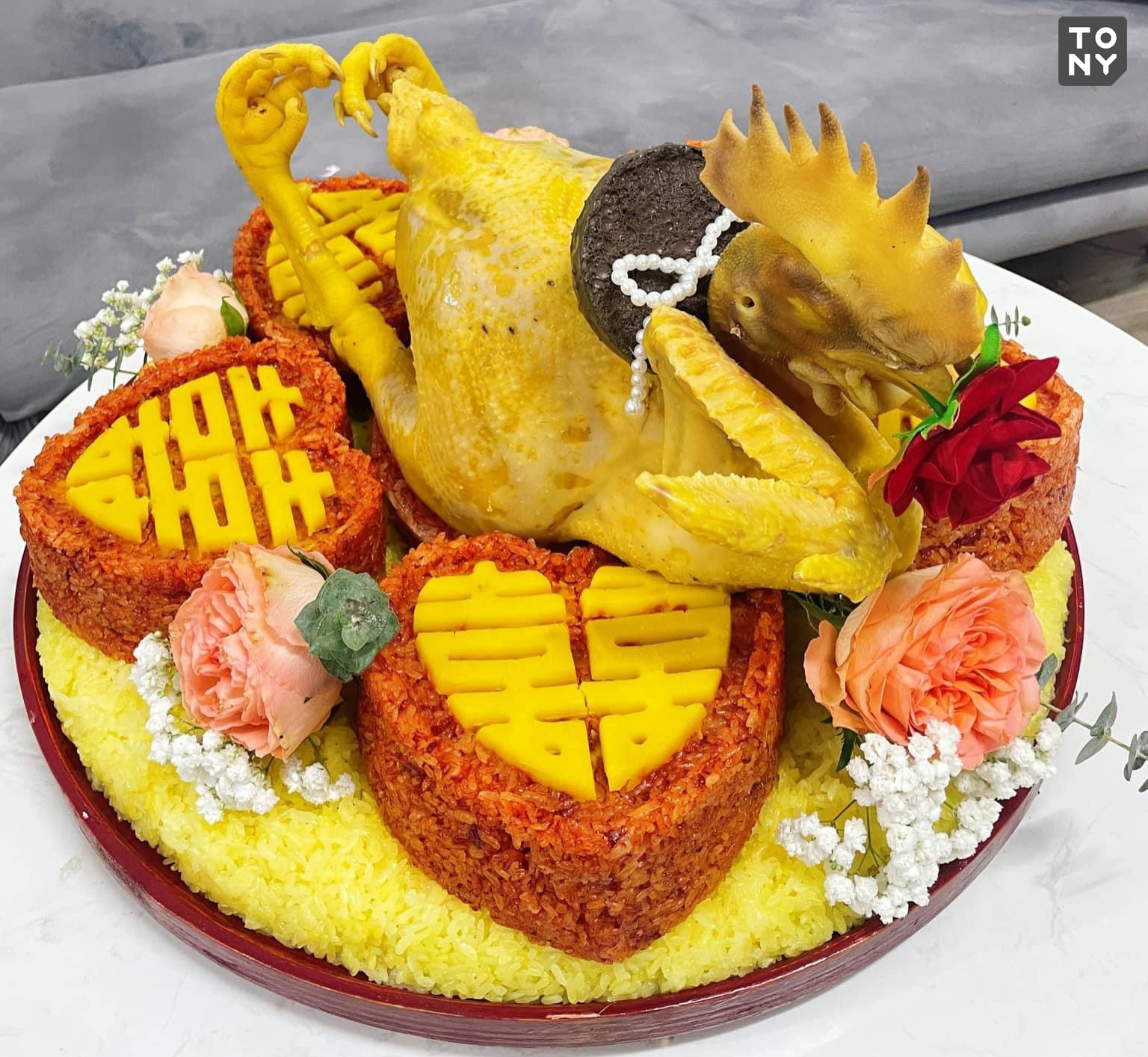 Mâm quả xôi gà (sưu tầm)