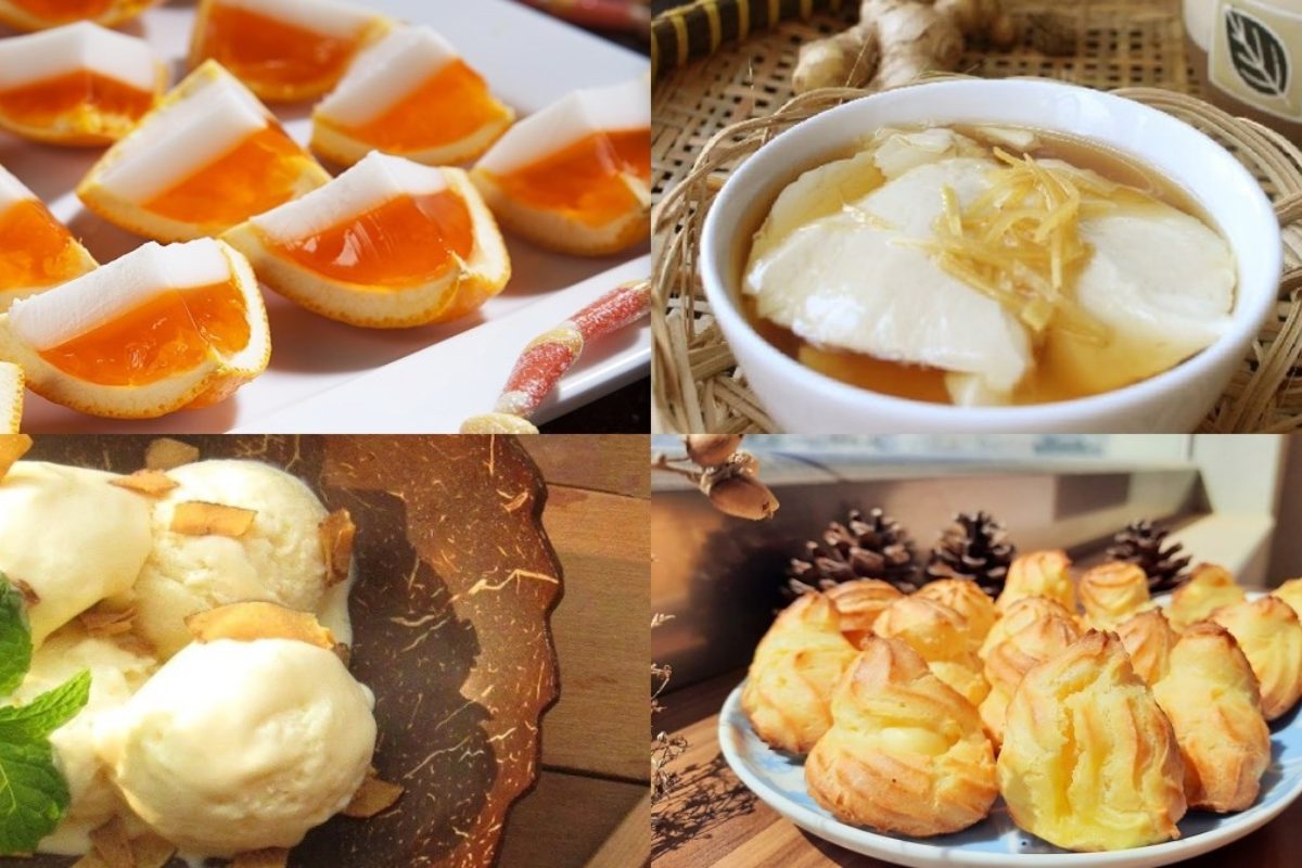 Món tráng miệng trong thực đơn cưới 2 triệu đồng