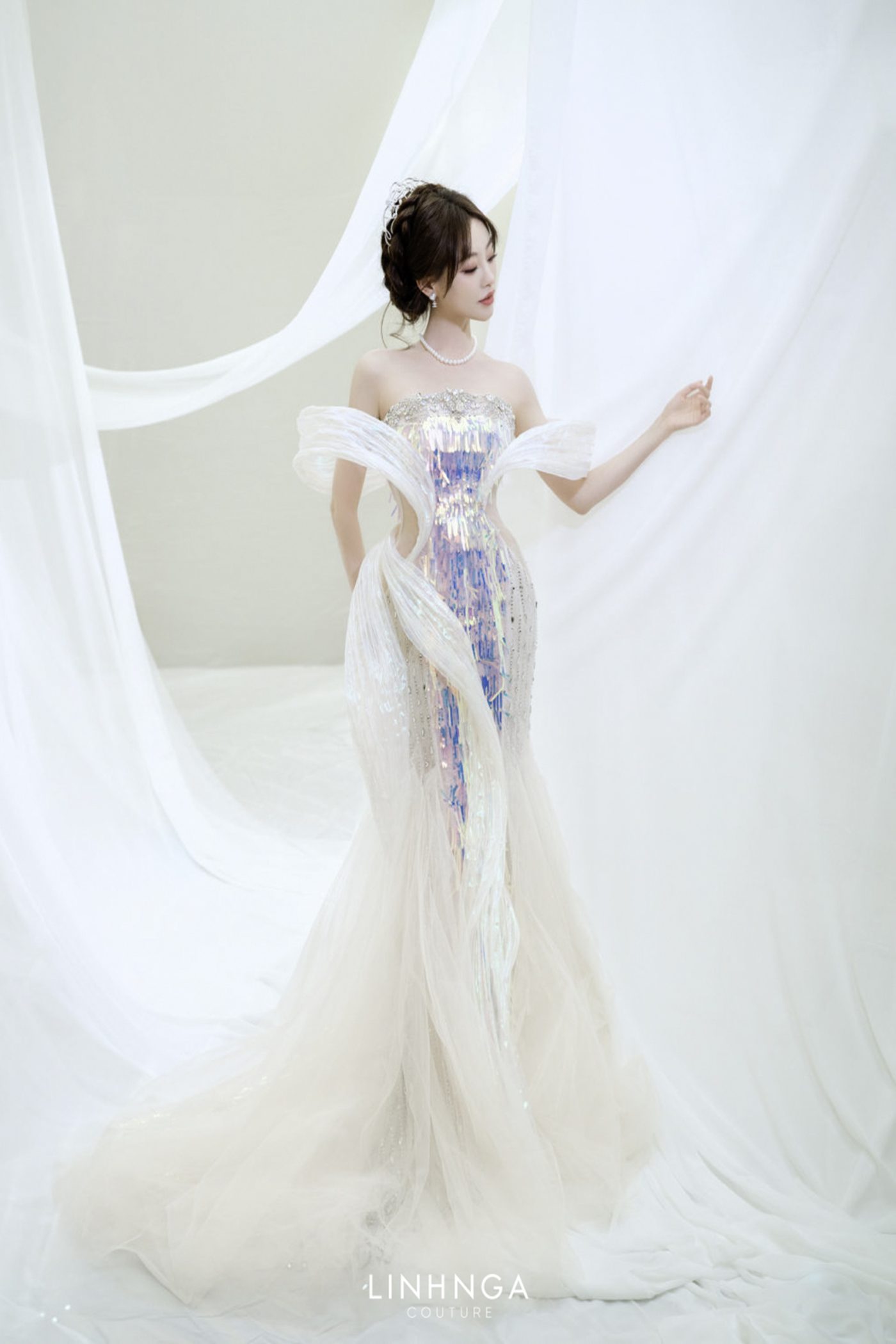 Thiết kế váy cưới cao cấp Linh Nga couture
