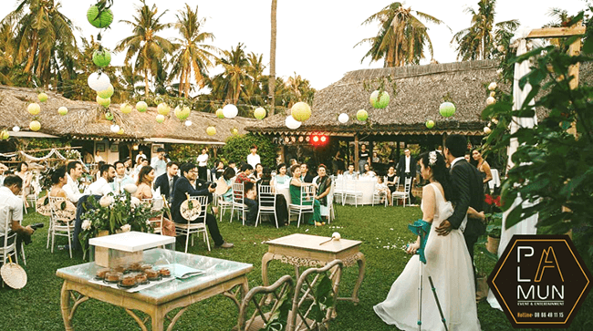 Binh An Village outdoor wedding venue