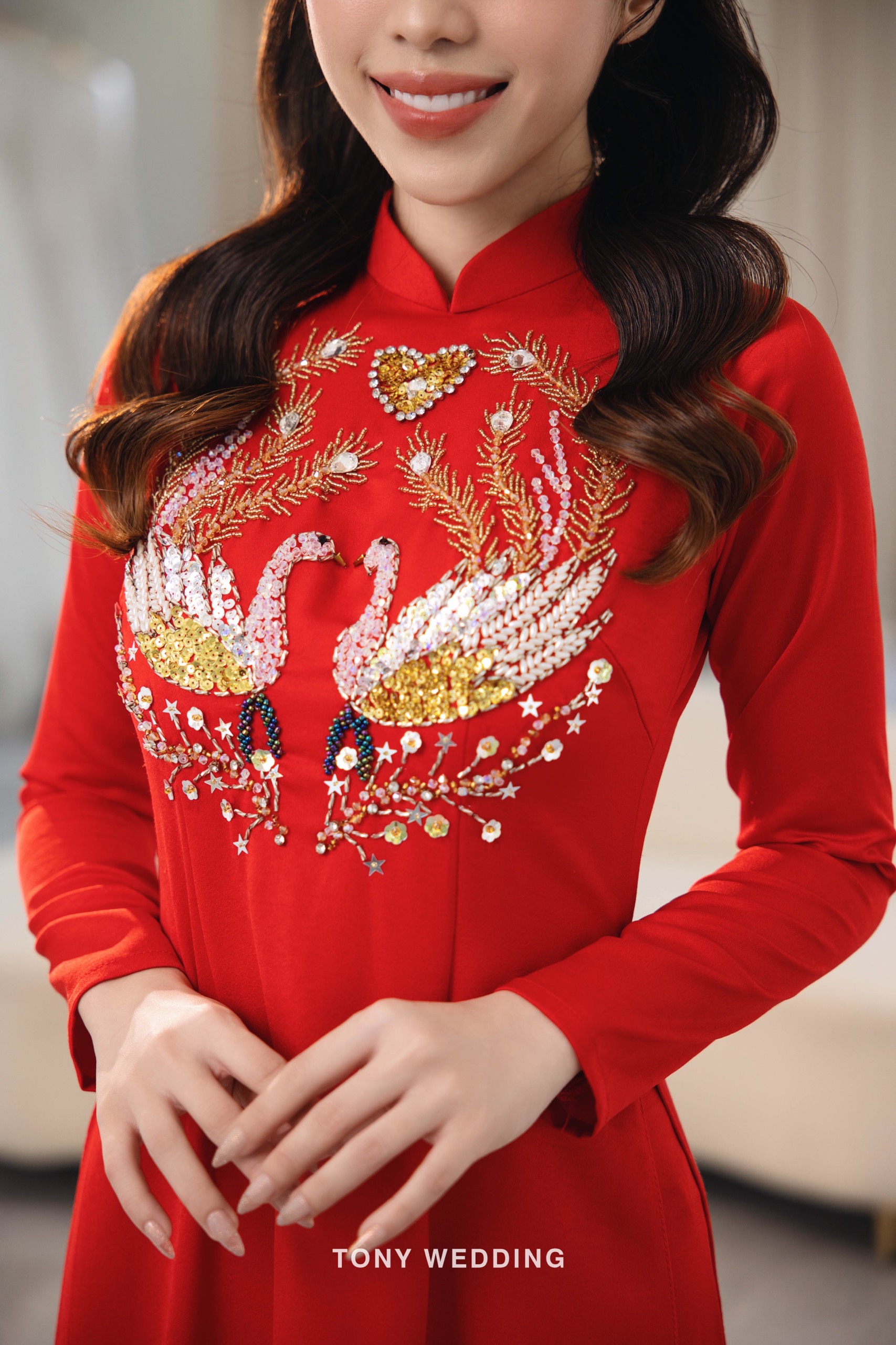 Áo dài cô dâu