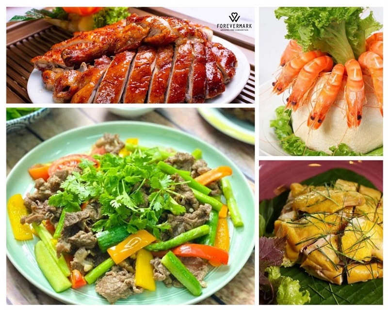 Các món ăn trong tiệc cưới miền Bắc