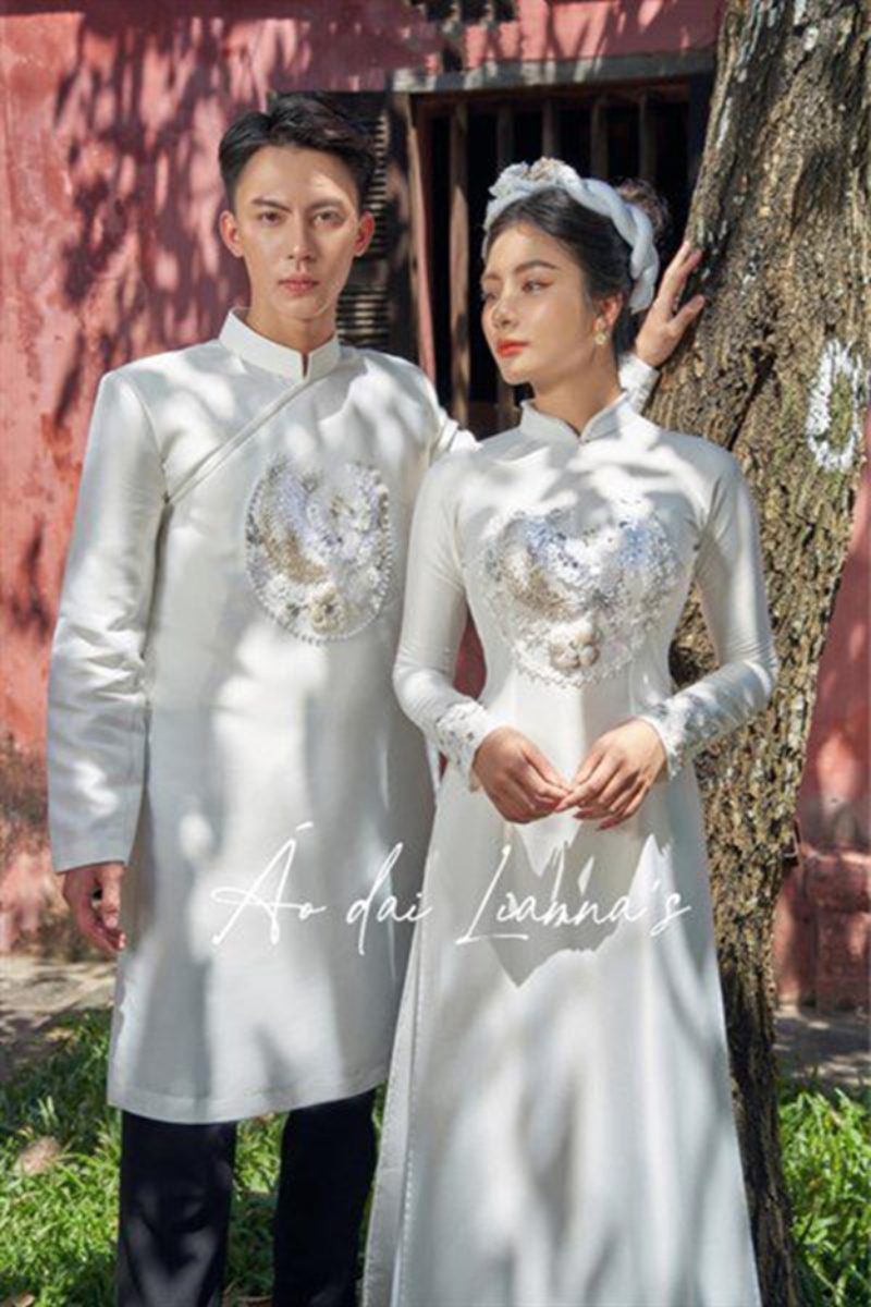 Áo dài cưới Phụng hỷ
