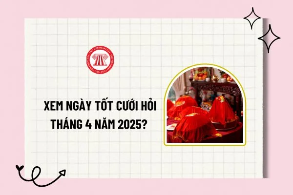 Lịch cưới theo tháng