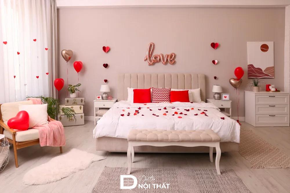 Mẫu phòng cưới đẹp trang trí theo phong cách scandinavian